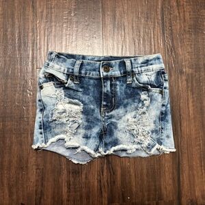 Contraband Distressed Denim Shorts girls 7